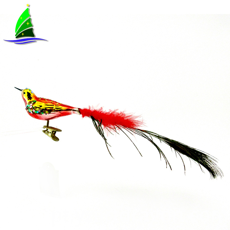 pássaro de vidro decorativo bonito decorative cute glass bird